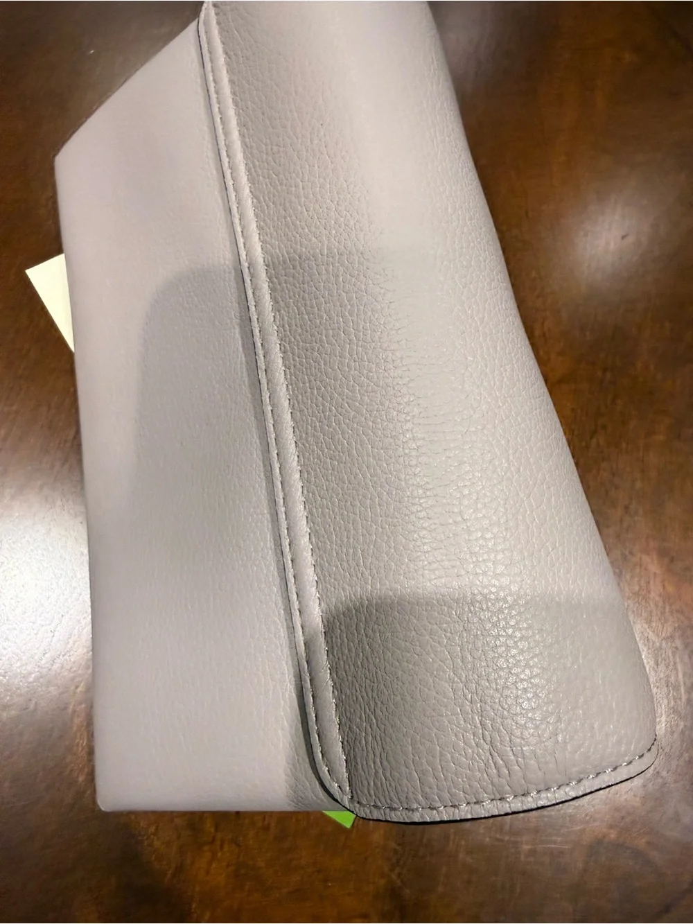 kate spade Lilac and Black Leather Envelope Wristlet with Gold Accent